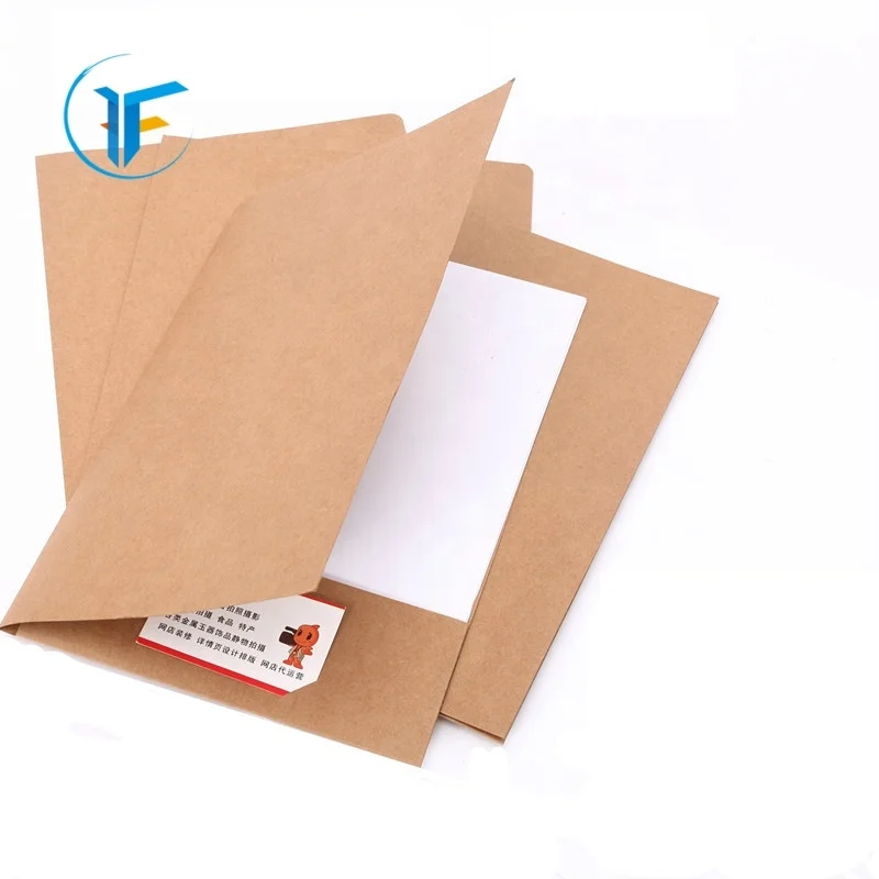 Eco friendly corrugated paper folder with your own logo