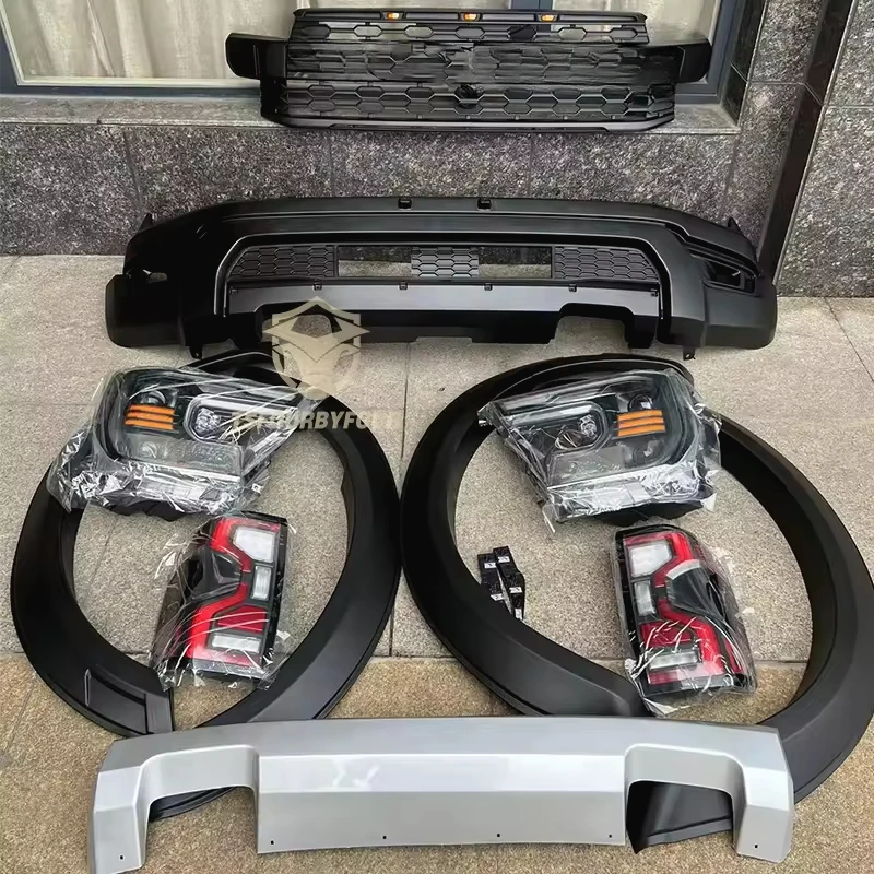 ABS Body Kits Bumper Body Kits for Upgrade Ranger T9 2022 2023 to Raptor 2023 Car Modify Accessories