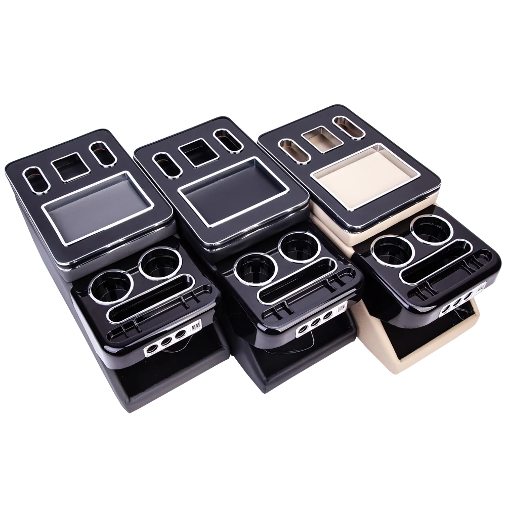 
FOR VW Caravelle / Multivan T5 T6 row front railing box set general business armrest central store Business car Mobile charge <span style=