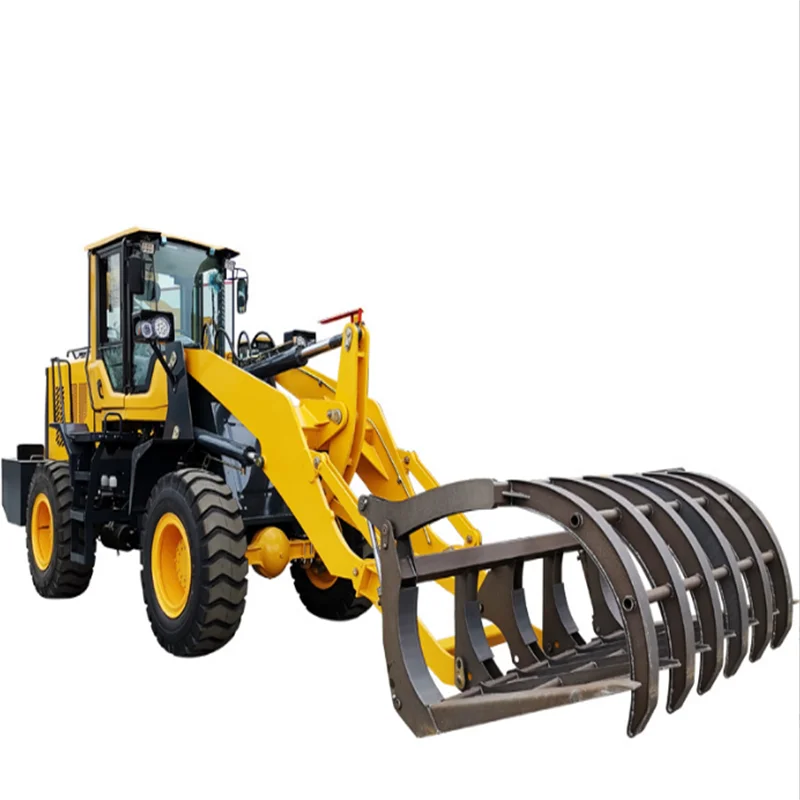 Agricultural Small 4WD Tire Shovel Digging Bulldozing Integrated Backhoe Loader