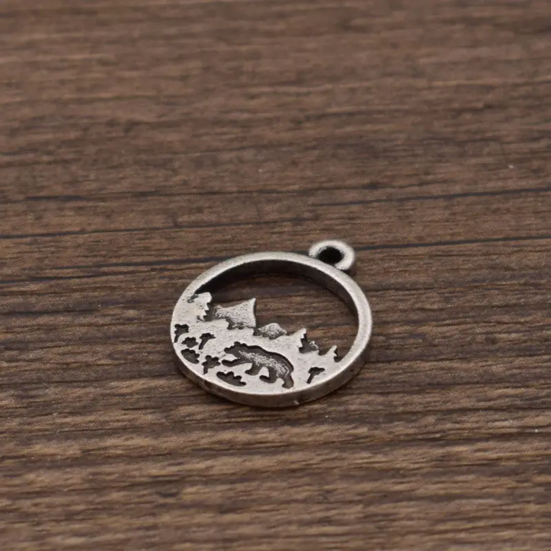 Wholesale Mountain Forest Beer Charms Natural Scenery Jewelry Pendant Accessories