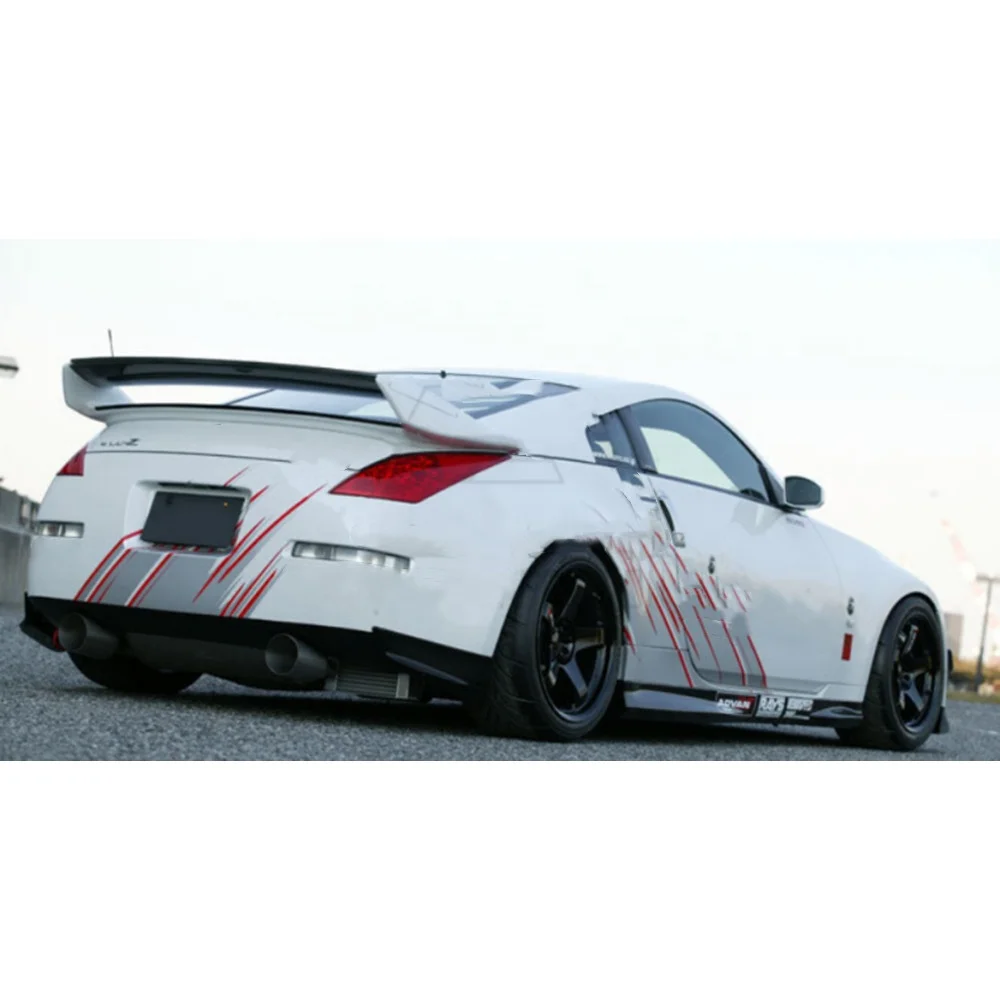 Часть заднего спойлера из углеродного волокна крыло подходит для Nissan 350Z Z33 2002-2008 NSM V2 Стиль багажника высокое качество