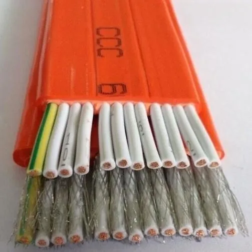 Tvvb Tvvbg Tvvbp Tvvbpg Lift Travelling Cable Elevator Shielded flat cable for Elevator lift travelling flat cable