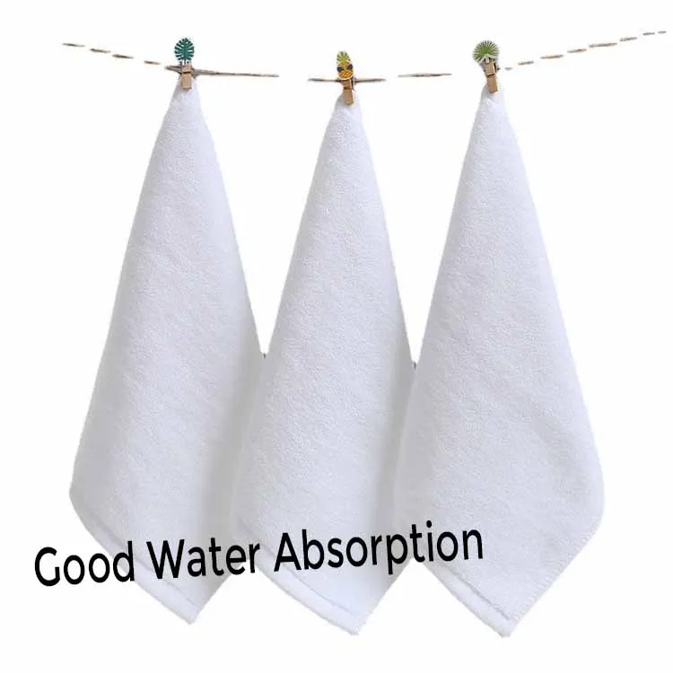 Cotton Hotel Catering Aviation Airline Special Disposable White Square Hand Towels