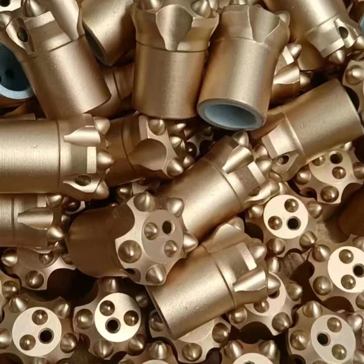 7,11 Degree tapered rock drill bit with tungsten carbide button bits for jack hammer