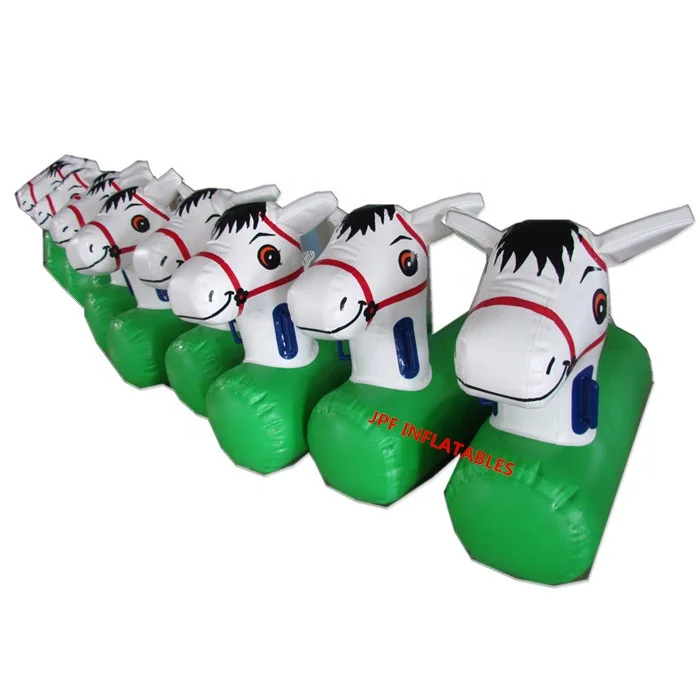 horse rental small  inflatable rocking horse for sale, inflatable racing pony for sports, Inflatable horse game