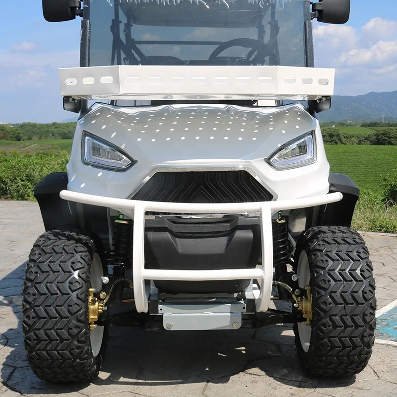 New Style 2024 Powerful 4 Wheel 48v 5kw Electric Club Car Golf Buggy Cart For Sale