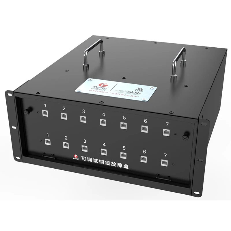 VCOM Adjustable Copper Network Cable Fault Box Ethernet LAN Wire Training Debugging Setting Device