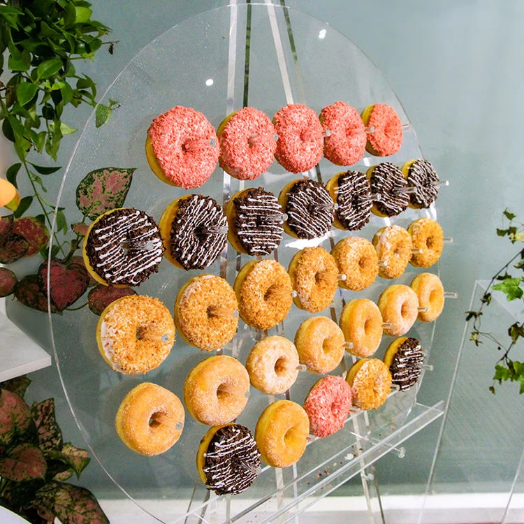 Wedding Acrylic Doughnut Stand Donut Filler Tray Holder Rack For Display
