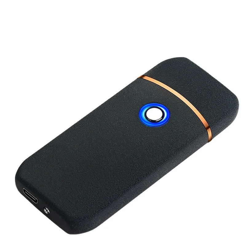 2025 Hot Cigarette Lighter Electric Touch Sense USB Metal Other Lighters & Smoking Cigar Flameless Heat Wire