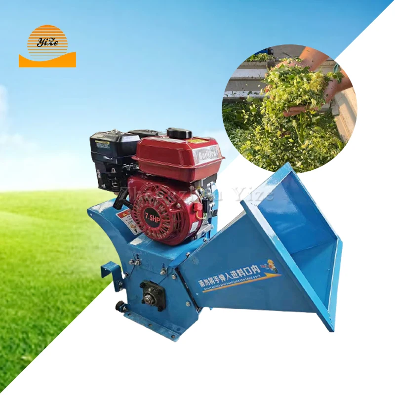 Farm Use Grass Hay Cutter Cotton Cattle Cow Goat Sheep Food Straw Crusher Chopping Chaff Cutter Machine for Animal Feed