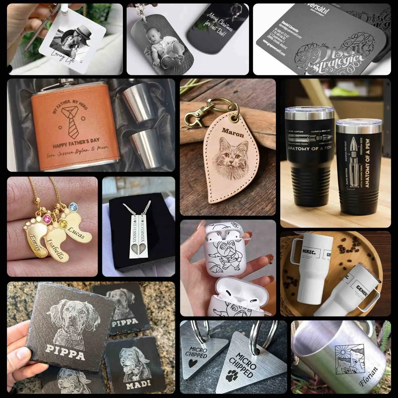 Jewelry 2.5D Laser Engraving Machine Gold Necklace Cutting Silver Name Cutting 3D Coin Engraver Fiber Laser Machine