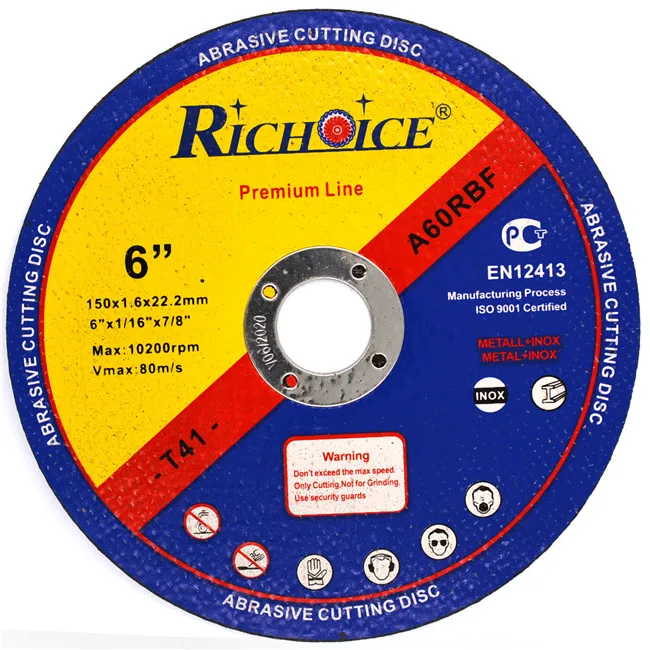 RICHOICE professional 4-7' Abrasive cutting  disc  cutting disk cut-off wheel for angle grinders for metal/stone