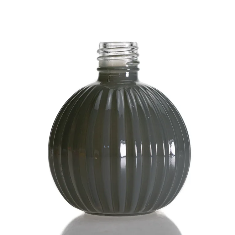 Mini Pumpkin Shaped Glass Reed Diffuse Bottle Car Decorative Glass Diffuse Bottle