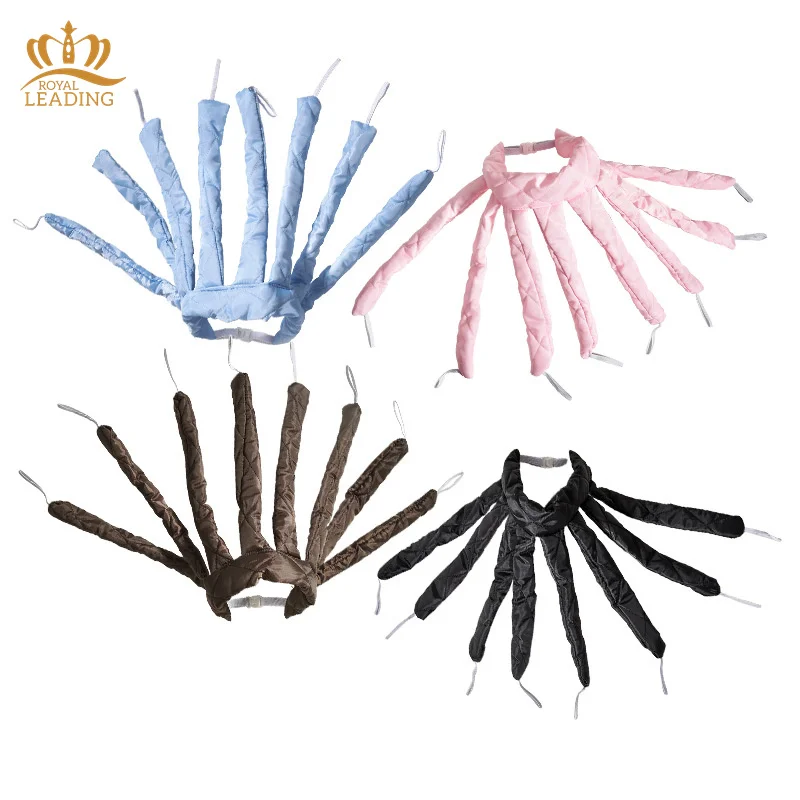 Wholesale Soft Hair Accessories Heatless Curling Rod Headband Octopus Heatless Hair Curls Ribbon