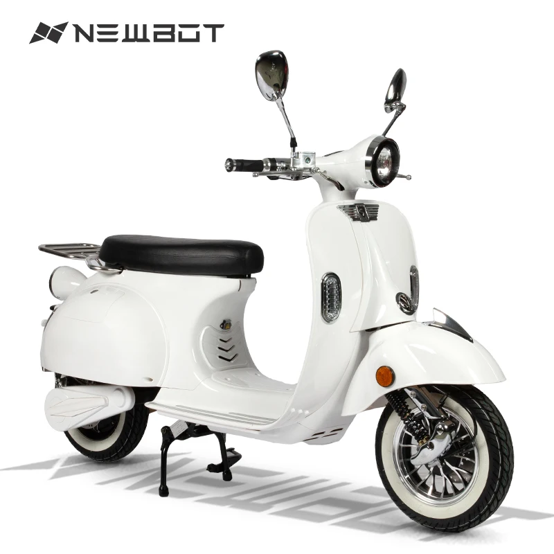 Newbot EEC 4500W 72V 40Ah White Adult Lithium Battery electric moped electric scooter electric motorcycle