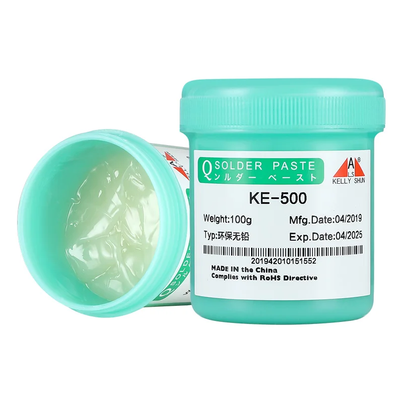 KELLYSHUN KE-500 Solder Flux 100g Liquid Flux No Clean Soldering Flux Paste For PCB Appliance Repair Etc Lead Free Rosin Flux