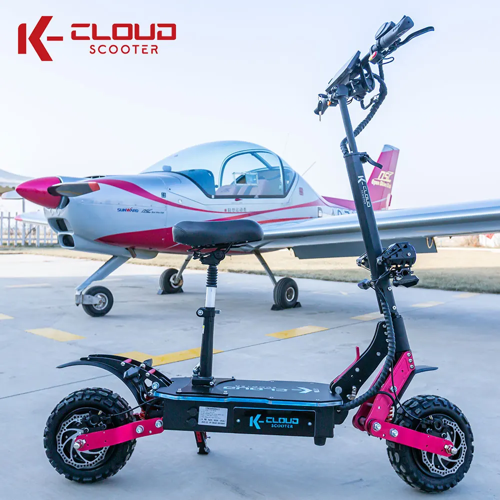 For Sale 60V E Scooter 5600W 6000W 150Kg Load Trotinette Slectrique Waterproof 11 Inch With Suspension