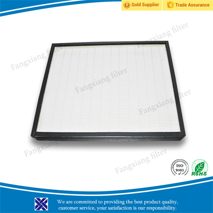 Высококачественный черный бумажный каркас, высокоэффективный очиститель воздуха, настоящий Hepa-фильтр