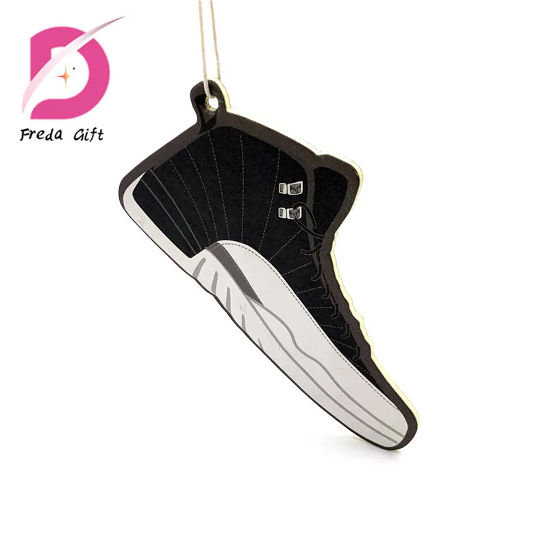 Creative novelty high-end shoe-shaped paper car perfume/car air freshener vent customized