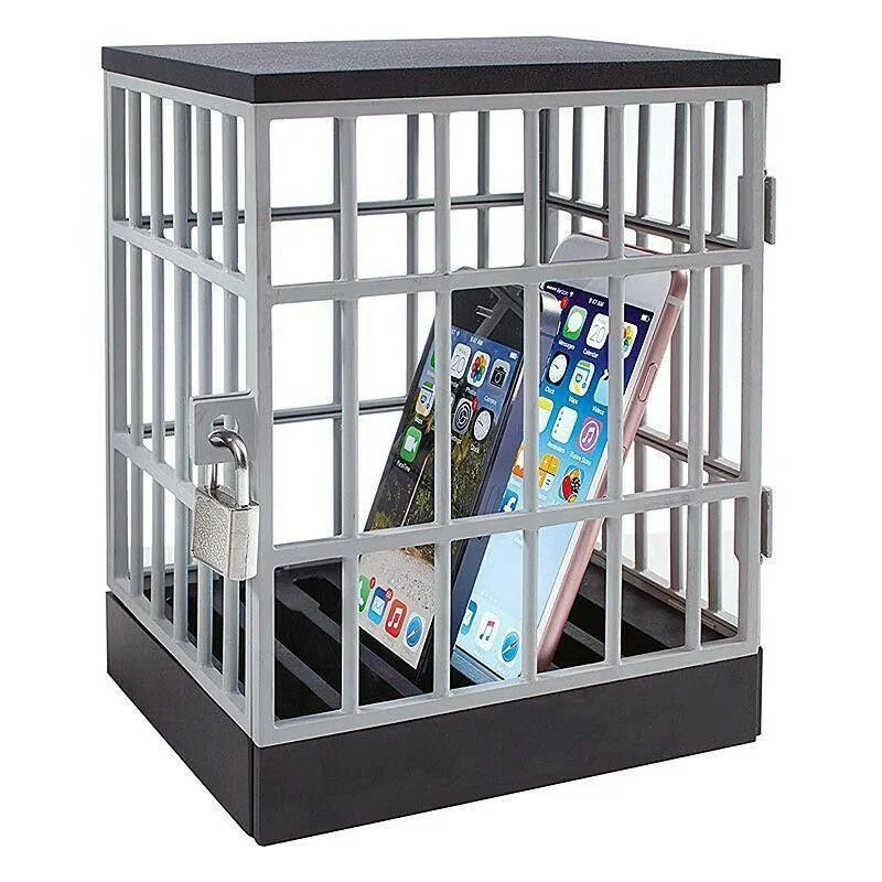 Mobile Phone Lock Up Box Stand Holder Safe Smartphone Home Table Office Gadget Small Business Dropshipping Products