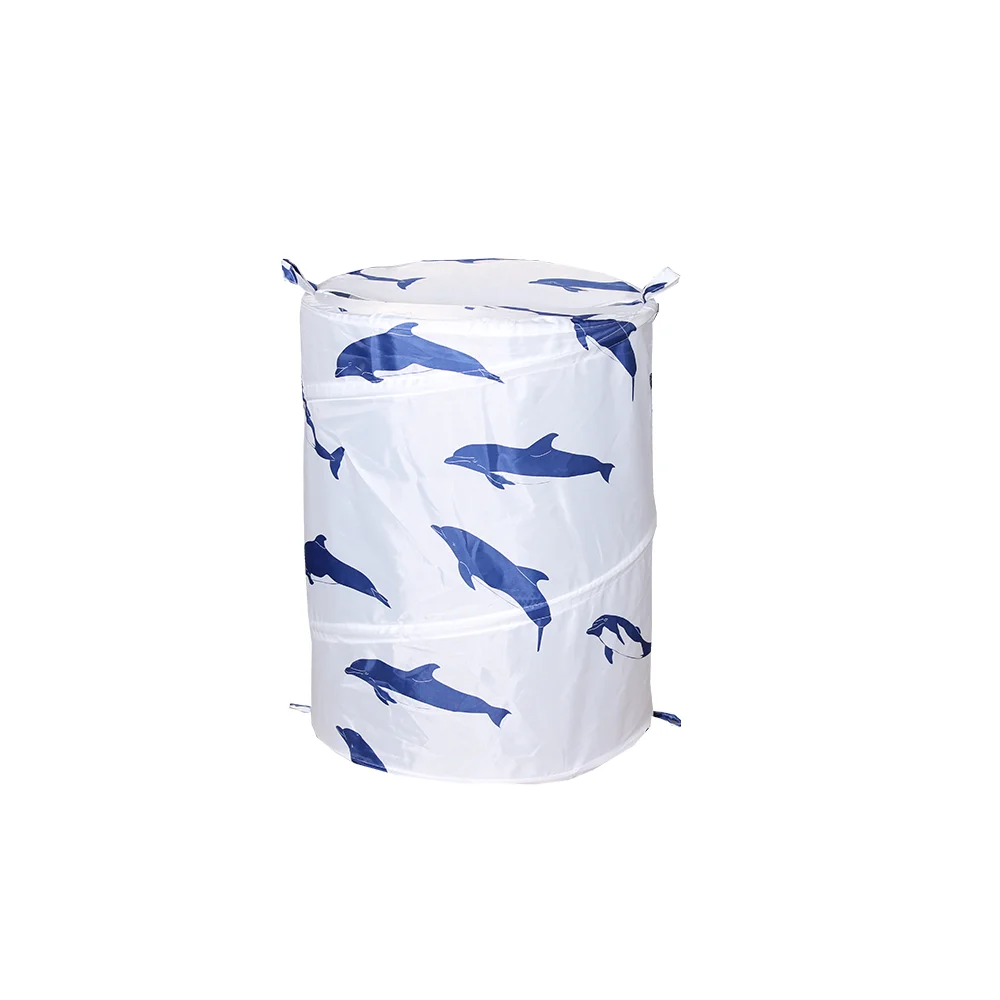Лидер продаж, Складная Водонепроницаемая портативная корзина для белья из ткани с изображением мультяшных животных, динозавров