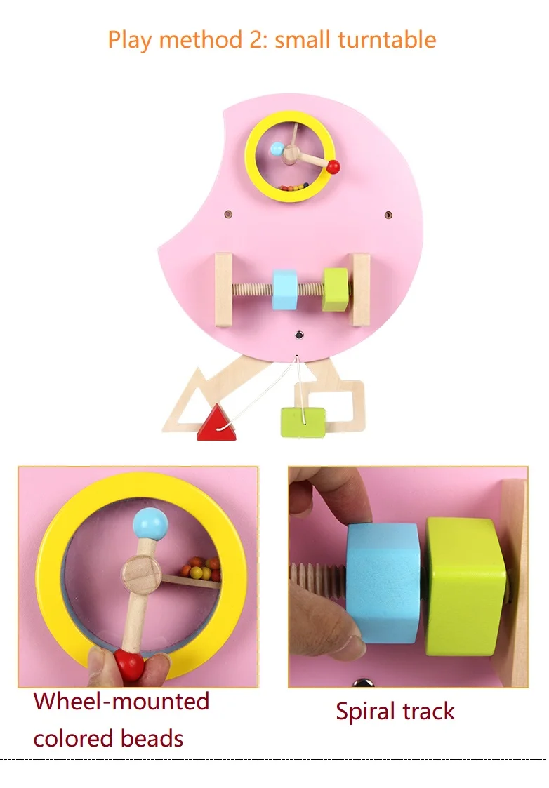 Wholesale Wooden Wall Toy Caterpillar Hot Selling Kindergarten Educational Toys For Kids