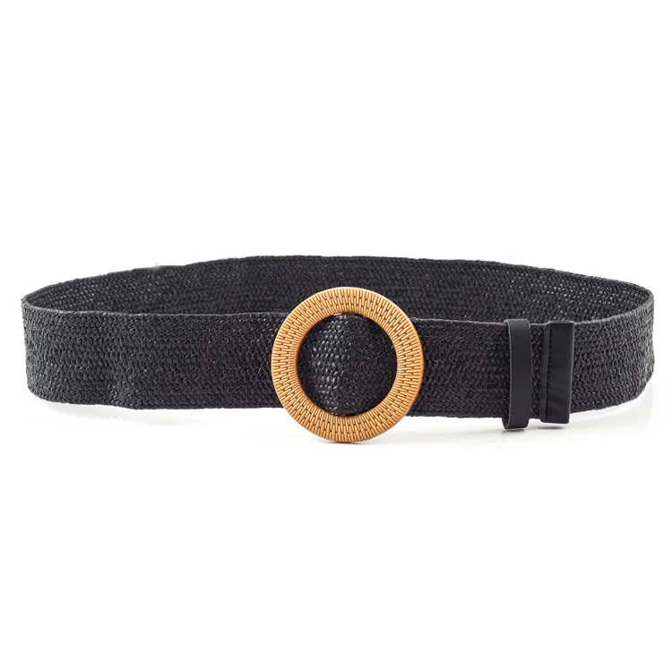 2021 hot seller female belt woven belt dress decorative designer belt women