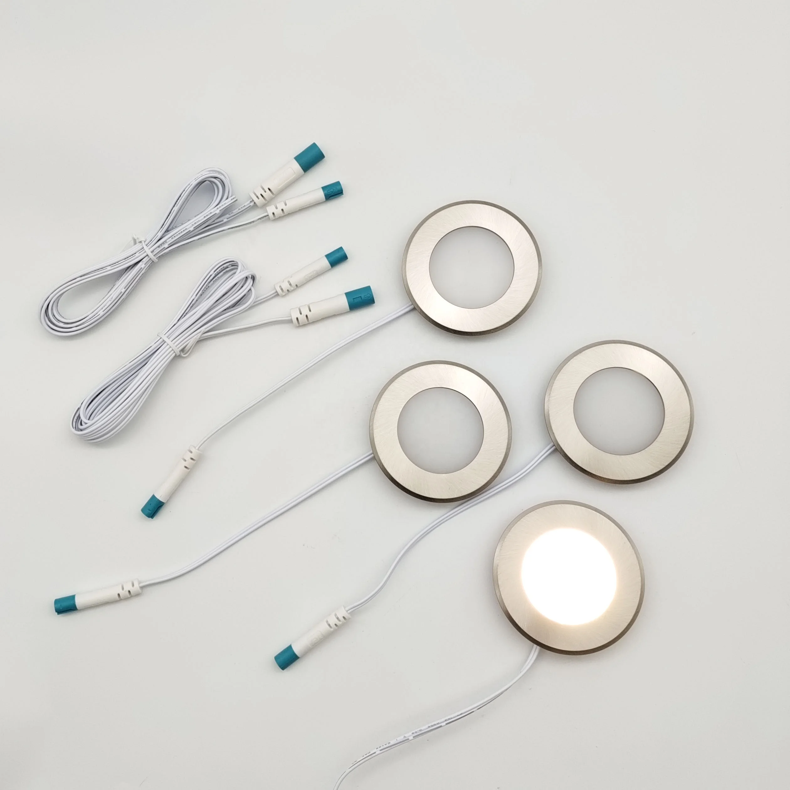 12 Volt Ceiling Lights Stainless Steel Ip65 Waterproof Round Marine Led Rgb Puck Lights For BoatYacht