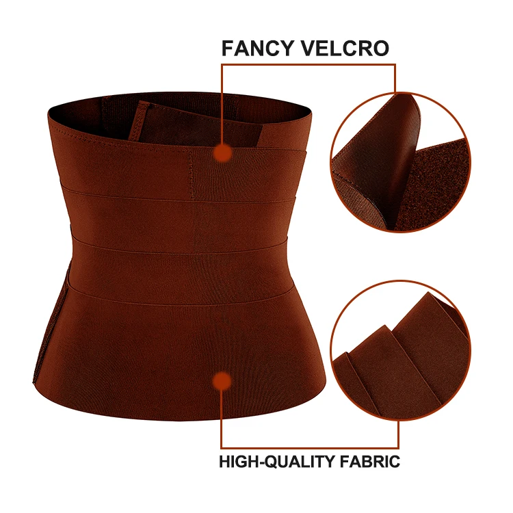 Factory wholesale waist wrap band waist reducing belts slimming waist belt trimmer for women