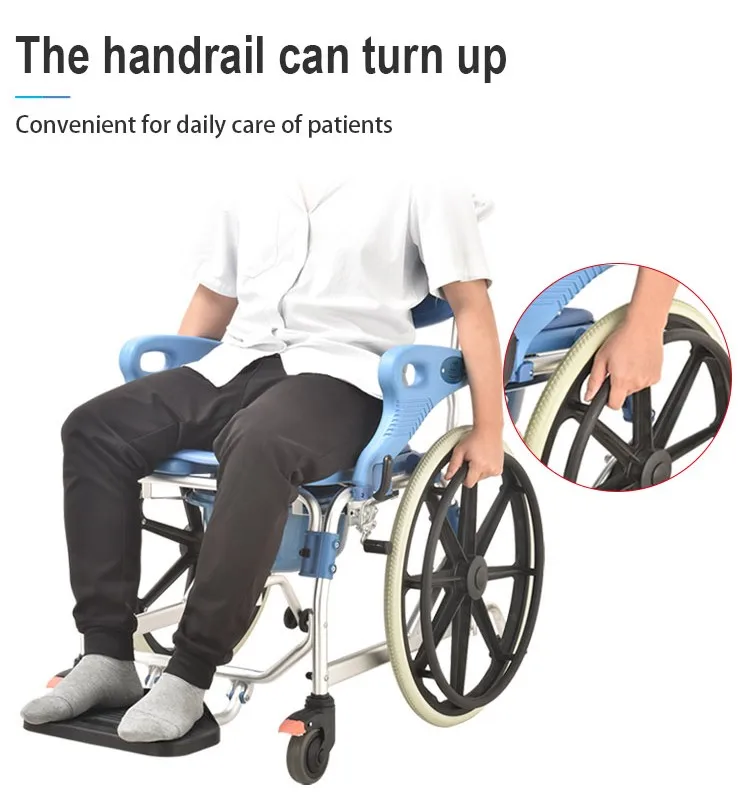 Wholesale commode chair toilet portable folding commode wheelchair shower disable chairs for bathrooms
