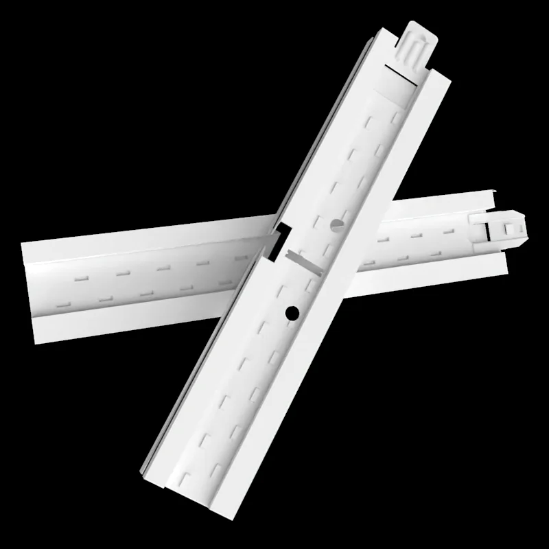 china best quality 15mm Expose line t bar / suspension galvanized  ceiling t grid components paint keel