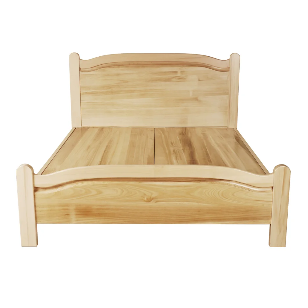 The Best Quality STURDY 5Ft Craftsman Style Tung Solid Wood Bed Frame For Bedroom