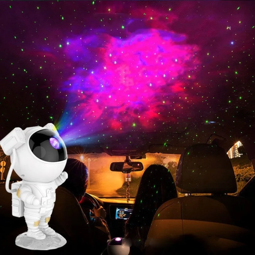 New Arrival LED Astronaut Cloud Projector Light Starry Sky Baby Lamp Star LED Night Light Factory Wholesale Remote Control Laser