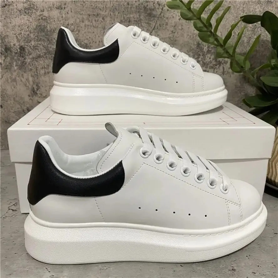 High Quality Chaussures De Espadrilles   Leather Lace up Platform Shoes Velvet Suede Designer Trainers Alexander Running Shoes