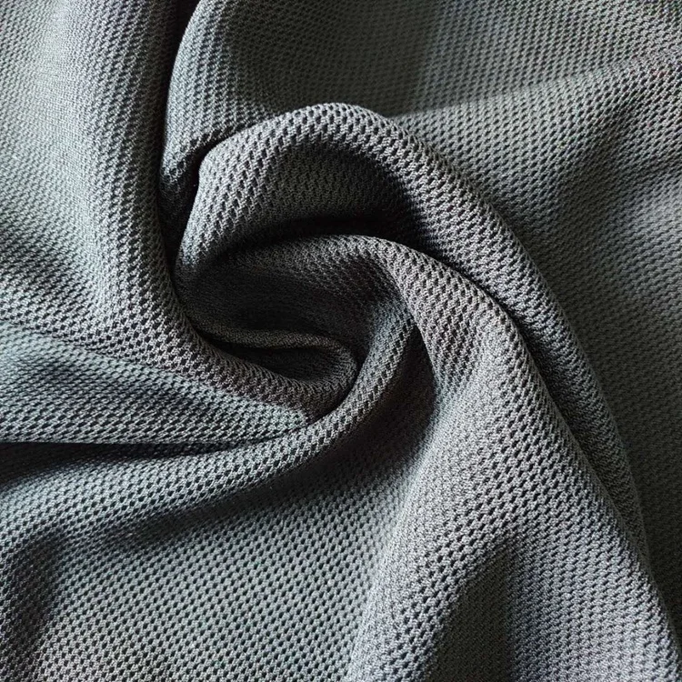 Customized color 100% polyester honeycomb jacquard mesh fabric