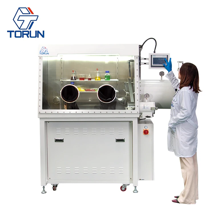2GBS Gas Purification System H20&O2<1ppm Lab experiment Operating Purified stainless steel vacuum chamber inert gas glove box