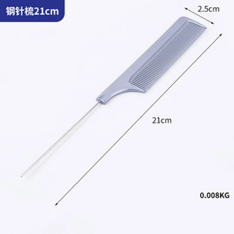 Rainbow Comb Tip Tail Comb Hair Tools Hair Picking Hair Cutting Plastic Tony Cover Comb