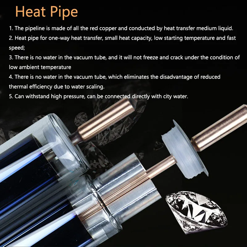 MS 300L HCL hot selling popular  chauffage solaire split solar collector solar waters system