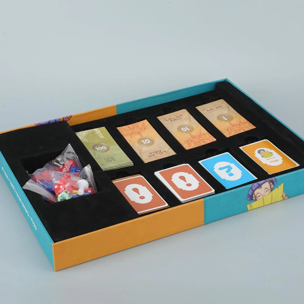 High Quality Play Game Card Set Custom Deep Connection Card Printing Conversation Question Card Game Insert Rigid Box Printing