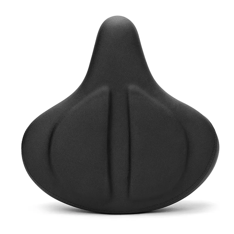Oversized Comfortable Bike Seat Extra Wide Bike Saddle Replacement with Memory Foam Cushion for Men Women