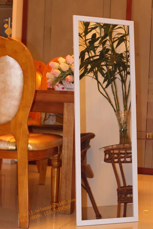 2018 hot sale metal aluminum frame dressing mirror floor standing mirror large 50x160cm