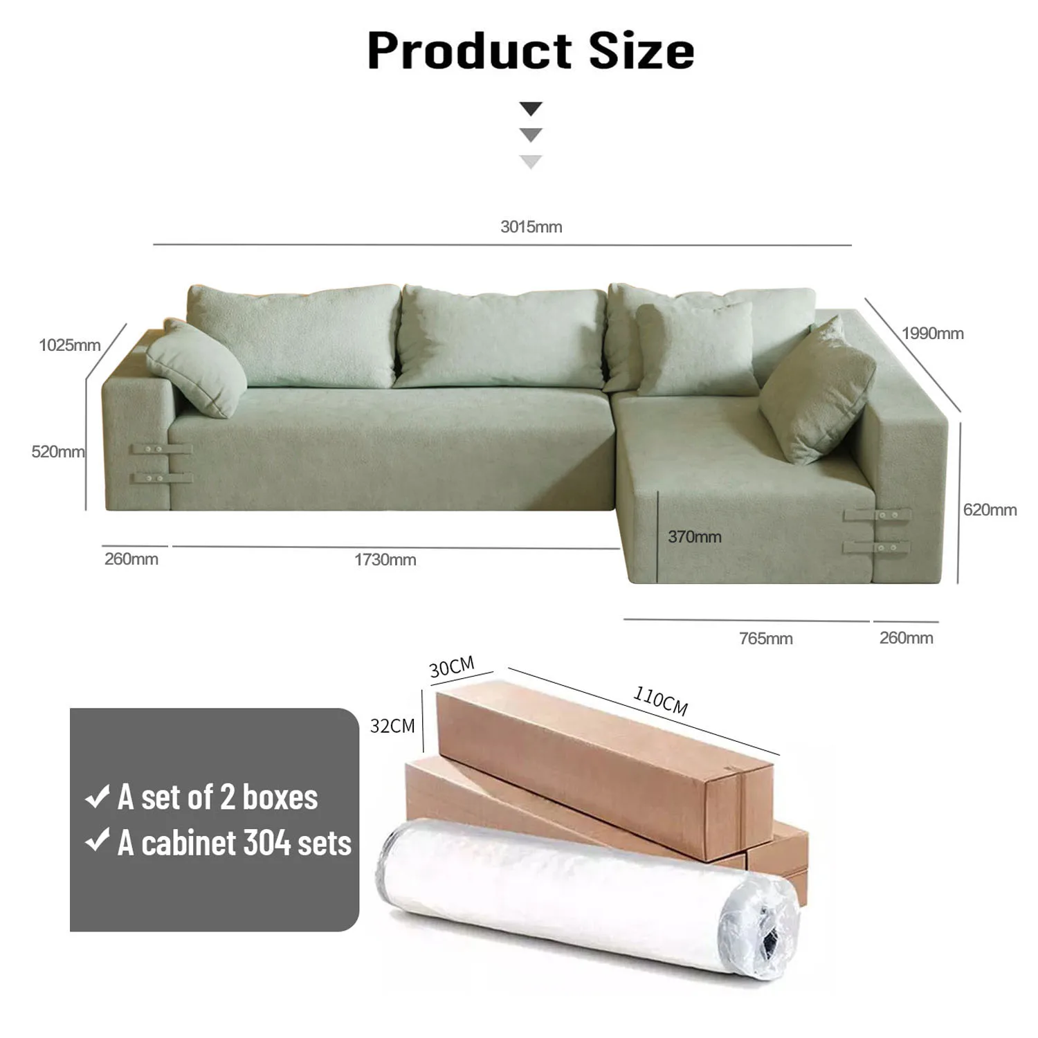 Saien modern furniture customize living room orthopedic sofas memory foam modular couches compression packing sofa
