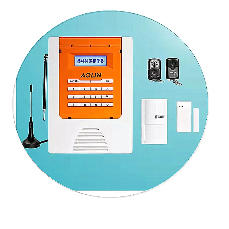 Wireless GSM alarm Kit Body sensor probe door magnetic sos home Office warehouse store