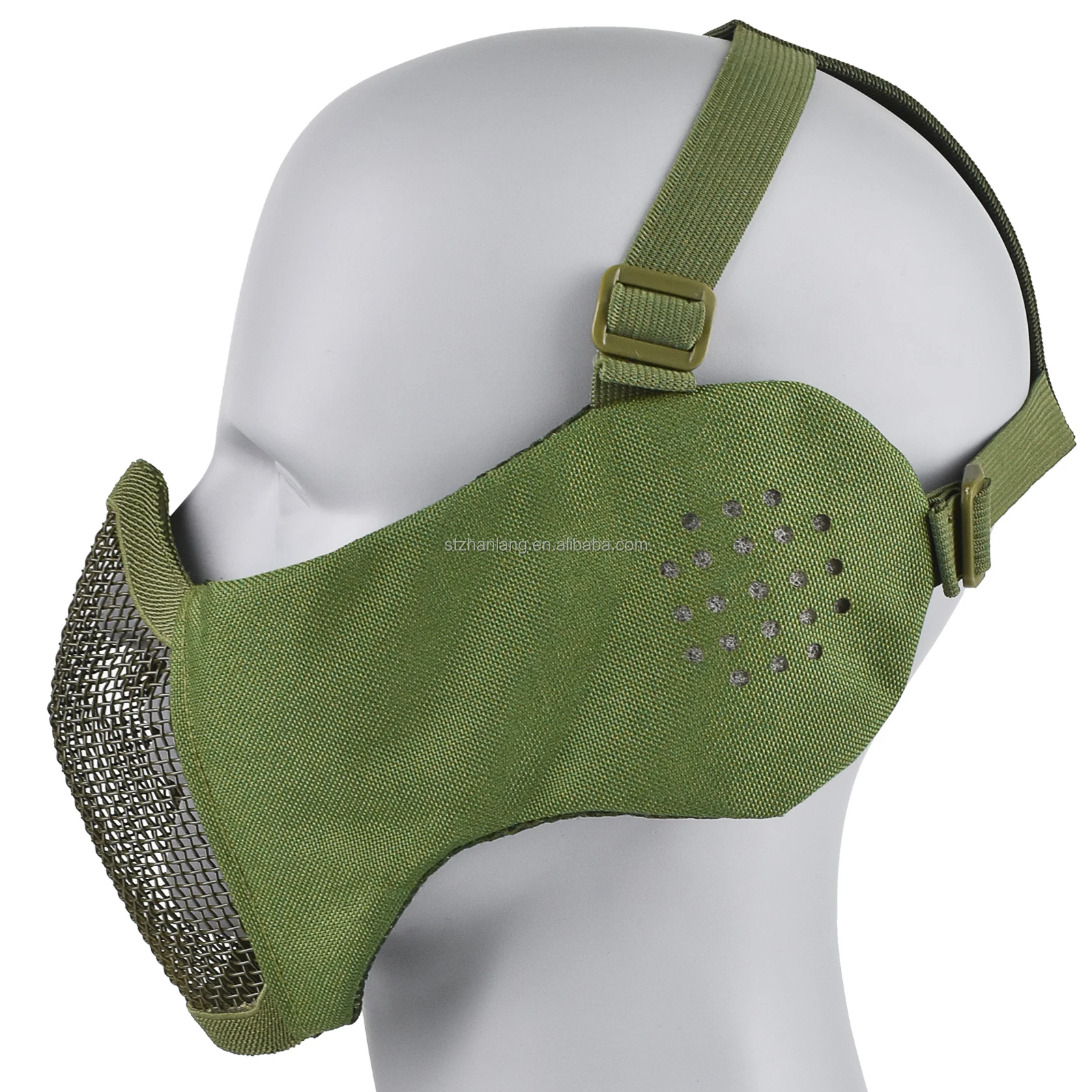 Warwolf V12 Multicolor mask for CS tactical training half face mask with ear protection