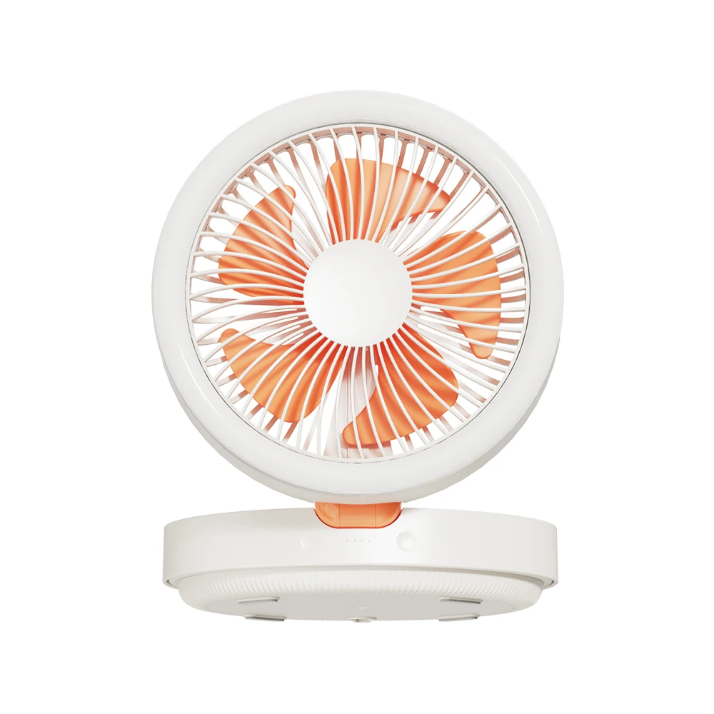 Rechargeable Wall-mounted Hanging Cooling Desktop Kitchen Toilet Fans Remote Control Folding Air Cooler Circulating Wall Fan