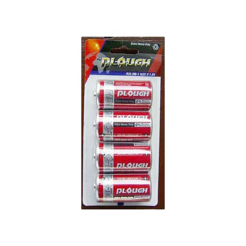 Manganese Battery R20 D size Super Heavy Duty Batteries