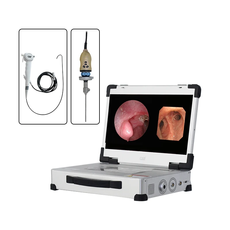 Portable Endoscope Camera System for ENT Metal-Plastic Material with Electric/Machinery Power Source and Monitor Unit