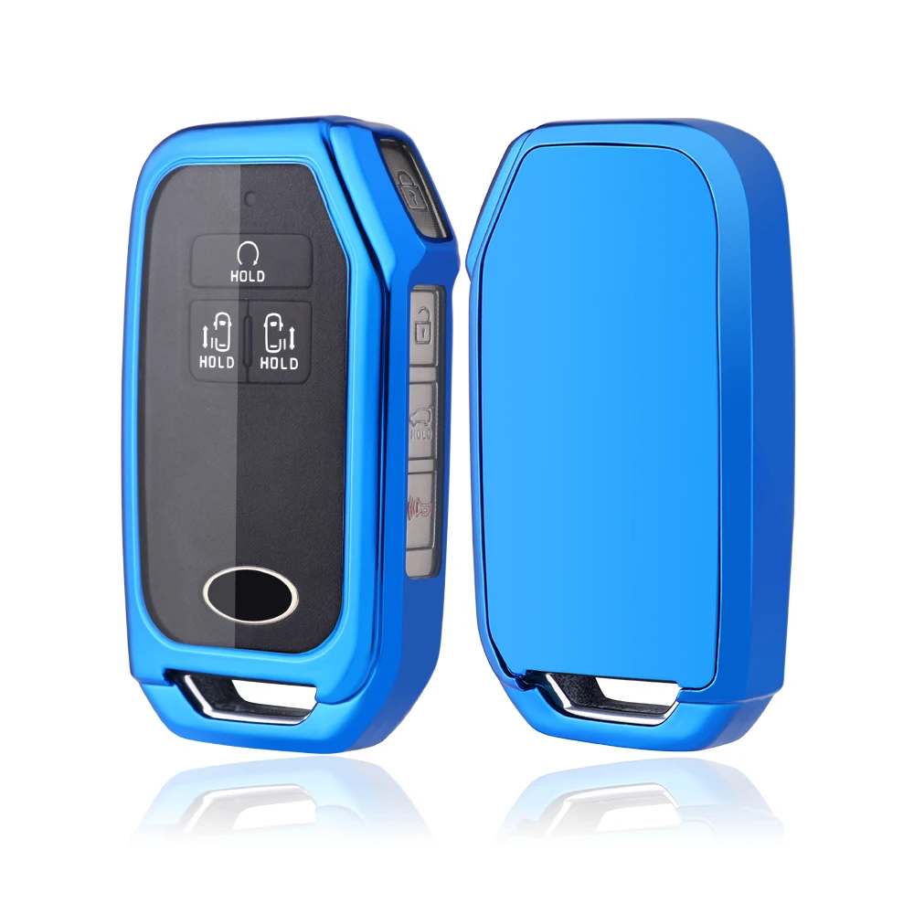 TPU Key Fob Cover Case for 2022 Kia EV6 Smart Key Remote Holder Skin Key Shell EV6 Full Protection Accessories