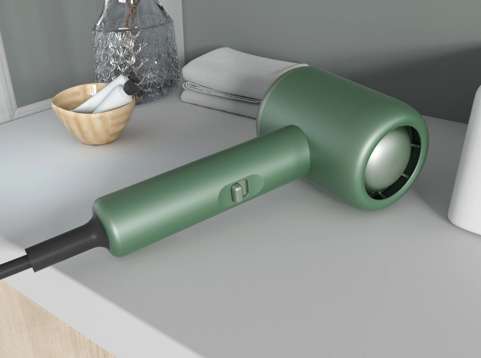 New Best Seller Foldable Mini High Power Magnetic Portable Travel Hotel Professional Blow Cepillo Secador Ionic Hair Dryer